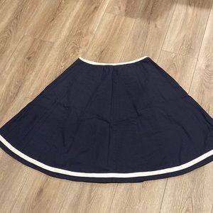 Boden Pleated Cotton Skirt - Sz 8R